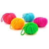 Colorful Super Soft Round Exfoliating Bath Flower Ball Puff TJ154