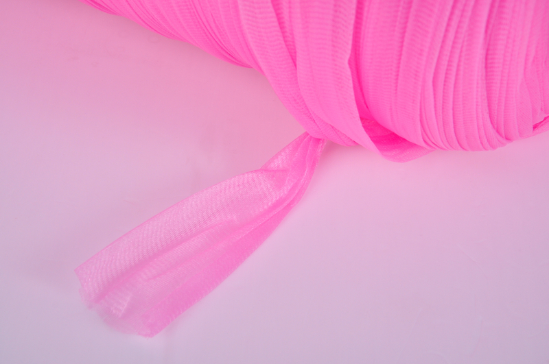 Wholesale Pink Plastic Mesh TJ091