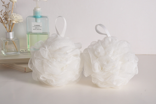 Wholesale 100% RPE Recycled Net Mesh Shower Sponges with GRS Certification