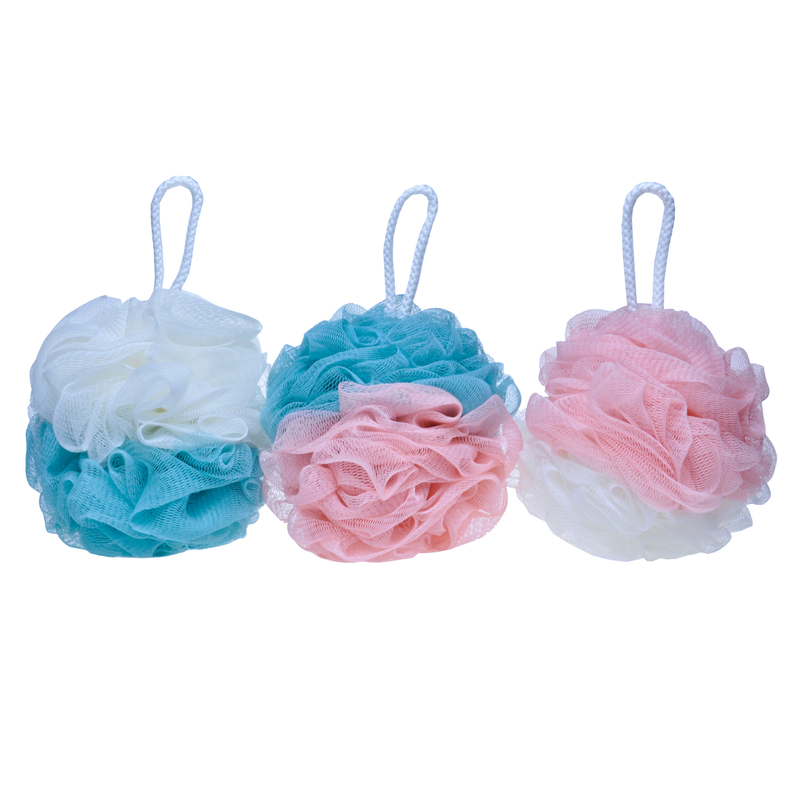 Soft Bath Bubble Bath Flower Scrub Shower Puff Shower Sponge Loofah Body Puff TJ138