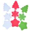 Snowflake/Christmas Tree Shape Bath Sponge TJ330