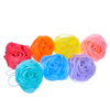 Customized Wholesale Multicolor Body Rubbing Ball Puff Mesh Loofah Shower Sponge TJ173