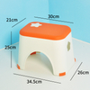 Latest Design Double Color Indoor Plastic Stool Small Stool Indoor Outdoor Chair for Children Double Up The Chairs